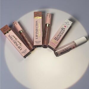 Too Faced Pink Lip Balm Gloss Collection